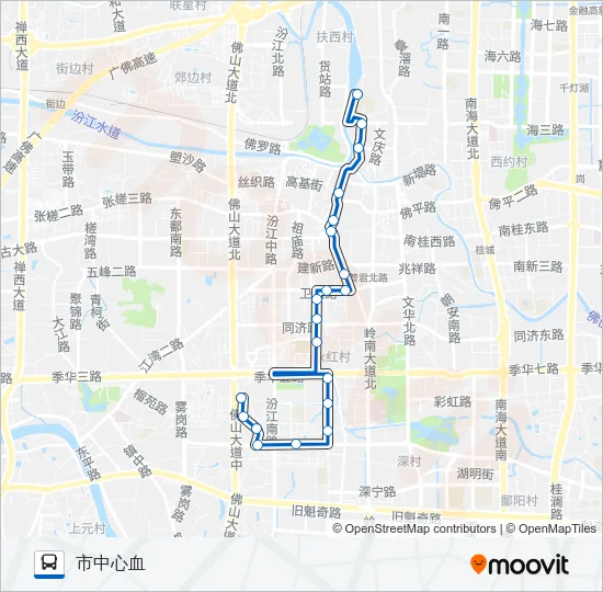 153路 Bus Line Map