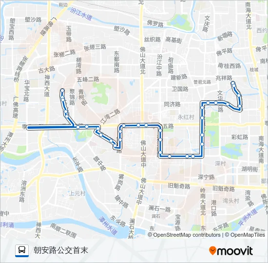 154路 Bus Line Map