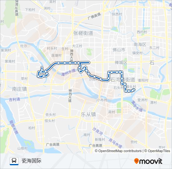 公交155路的线路图