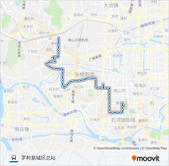 公交158路的线路图
