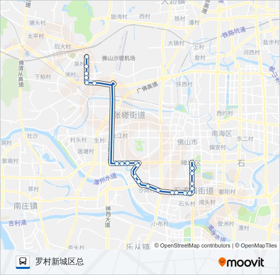 公交165路的线路图