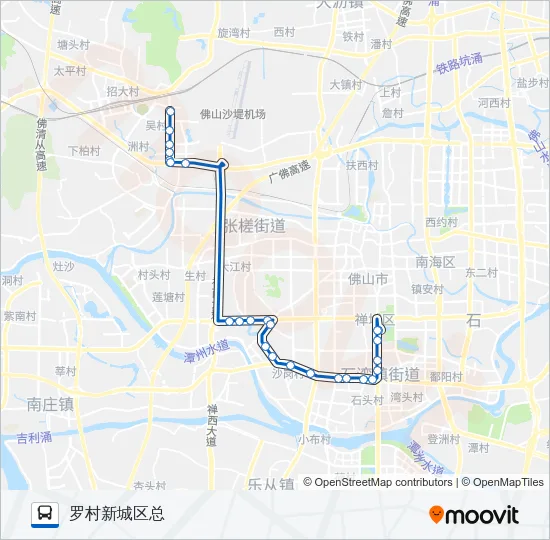 165路 Bus Line Map