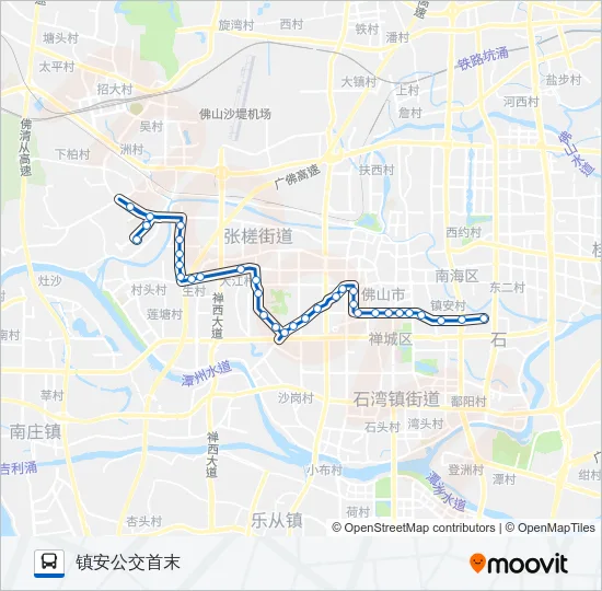166路 Bus Line Map