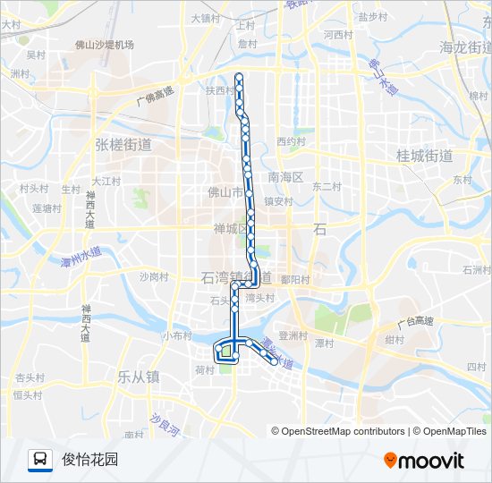 公交167路的线路图