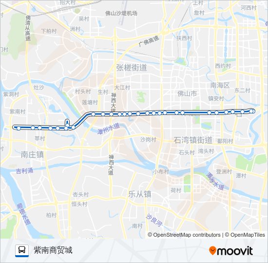 公交168路的线路图