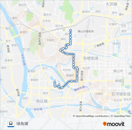 170路 Bus Line Map