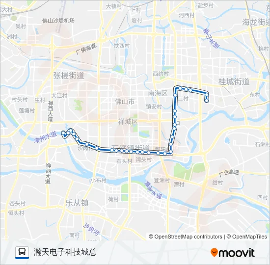 171路 Bus Line Map