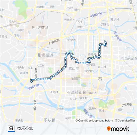 公交176路的线路图