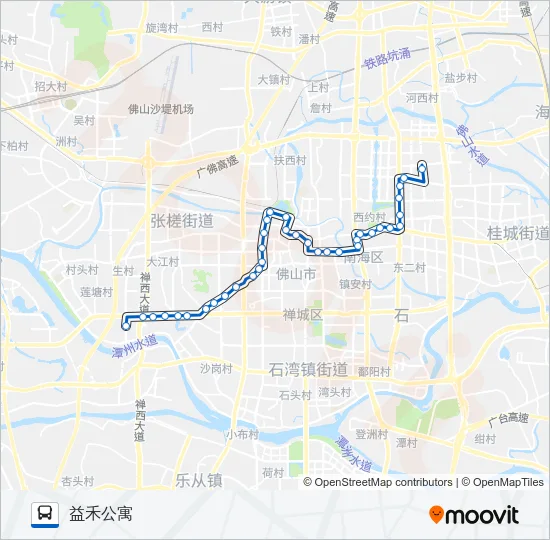 176路 Bus Line Map