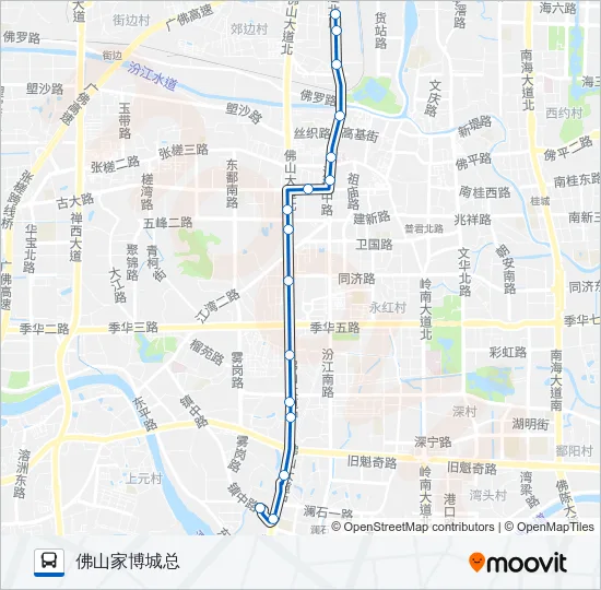 177路 Bus Line Map