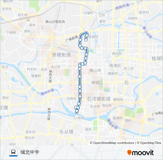 177路 Bus Line Map