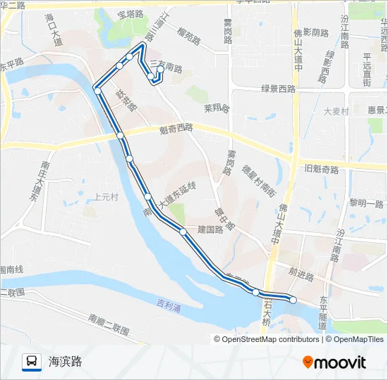 179路 Bus Line Map