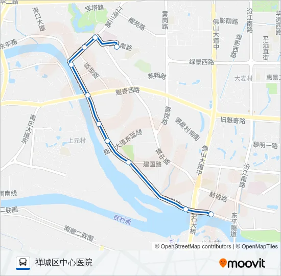 179路 Bus Line Map