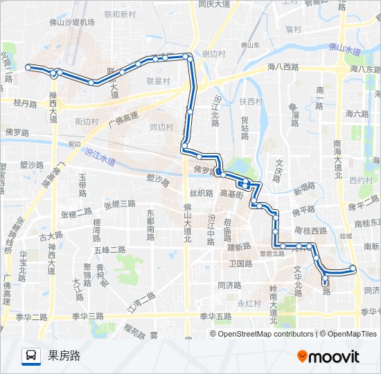 公交180路的线路图