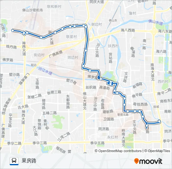 公交180路的线路图