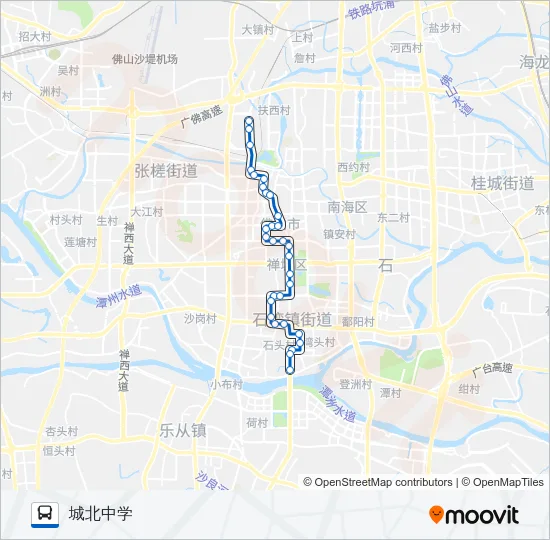 182路 Bus Line Map