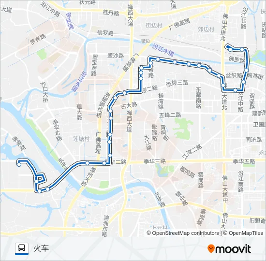 183路 Bus Line Map