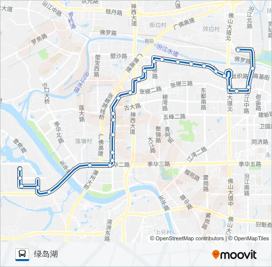 183路 Bus Line Map