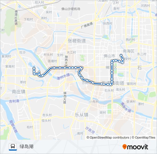 公交184路的线路图