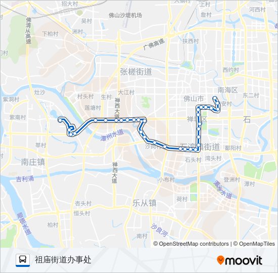 公交184路的线路图