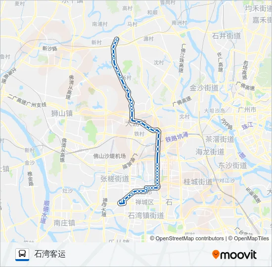 206路 Bus Line Map