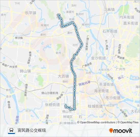 208路 Bus Line Map