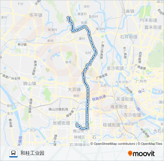 208路 Bus Line Map