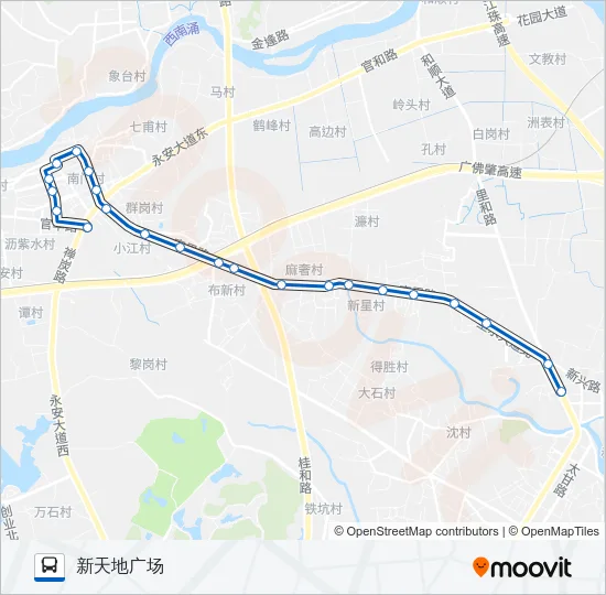 223路 Bus Line Map