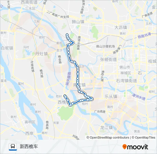 225路 Bus Line Map