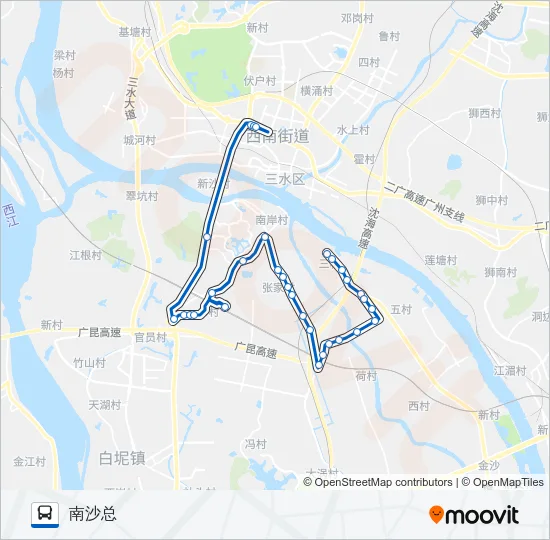233路 Bus Line Map