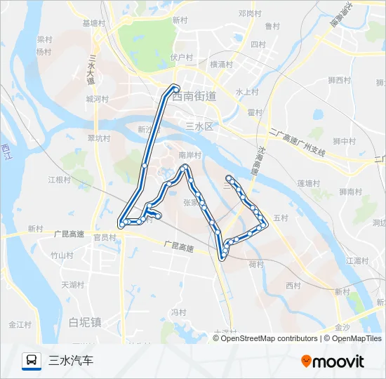 233路 Bus Line Map