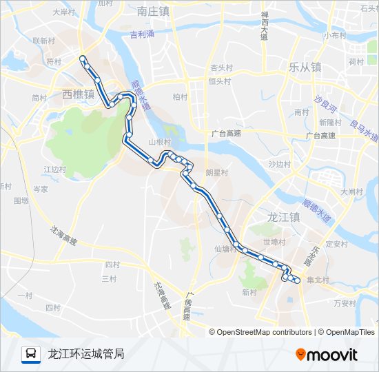 公交237路的线路图