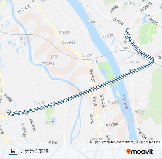 公交241路的线路图