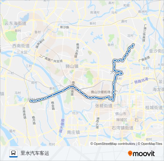 公交248路的线路图