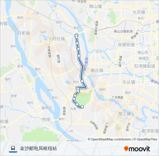 公交249路的线路图