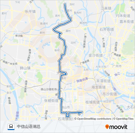 公交259路的线路图