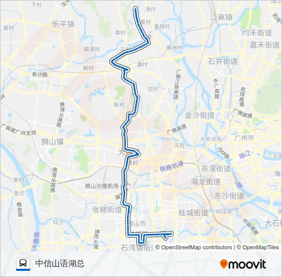 公交259路的线路图