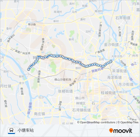 公交263路的线路图