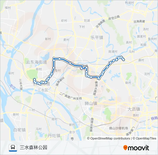 271路 Bus Line Map