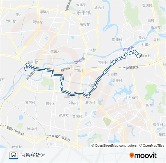 272路 Bus Line Map