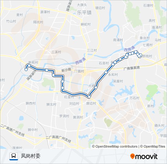 公交272路的线路图