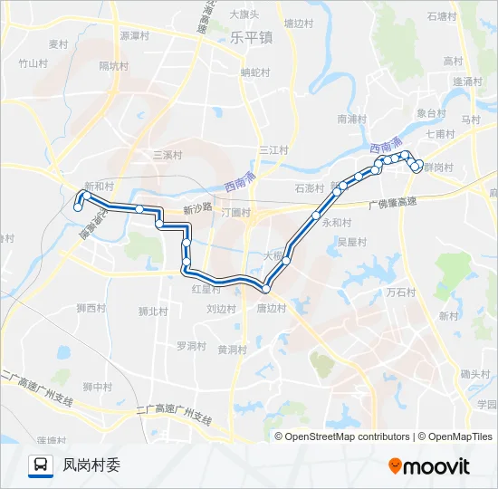 272路 Bus Line Map
