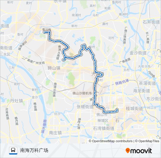 公交280路的线路图