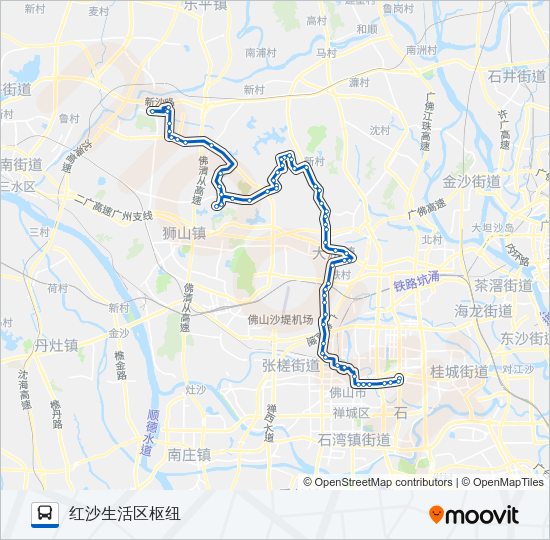公交280路的线路图