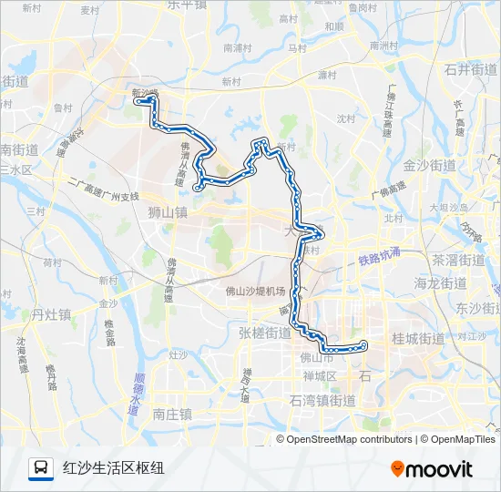 公交280路的线路图