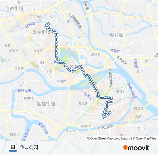 300路 Bus Line Map