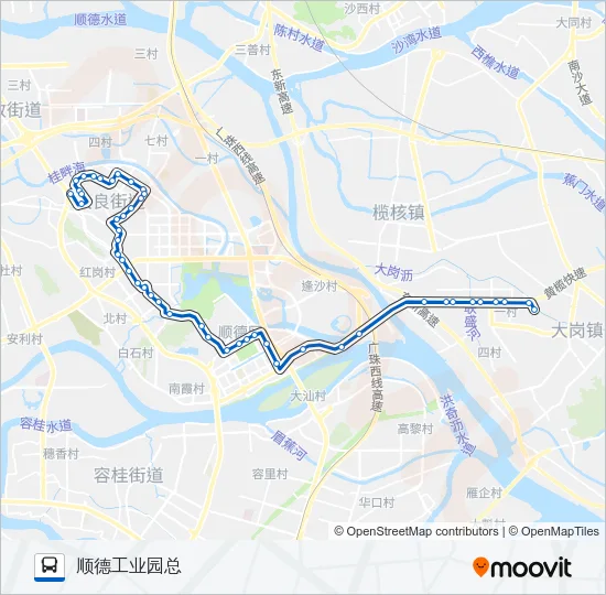 301路 Bus Line Map