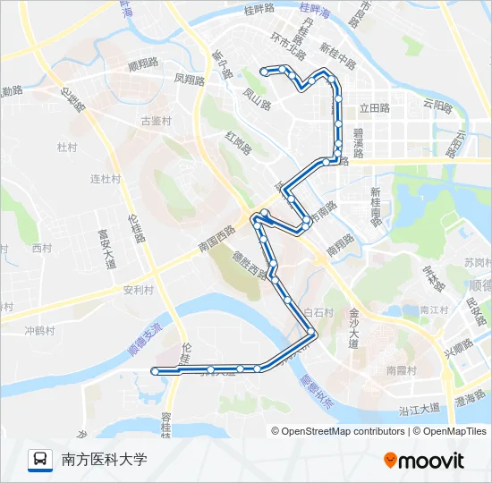 302路 Bus Line Map