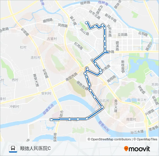302路 Bus Line Map