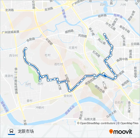 303路 Bus Line Map